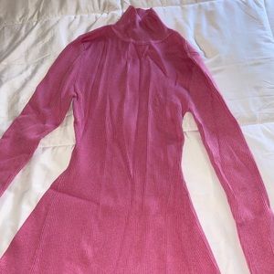 Brand New Zara Pink Knit Mini Dress